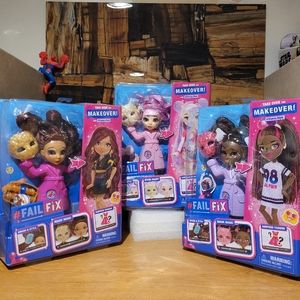 Failfix Total Makeover Dolls (x3)